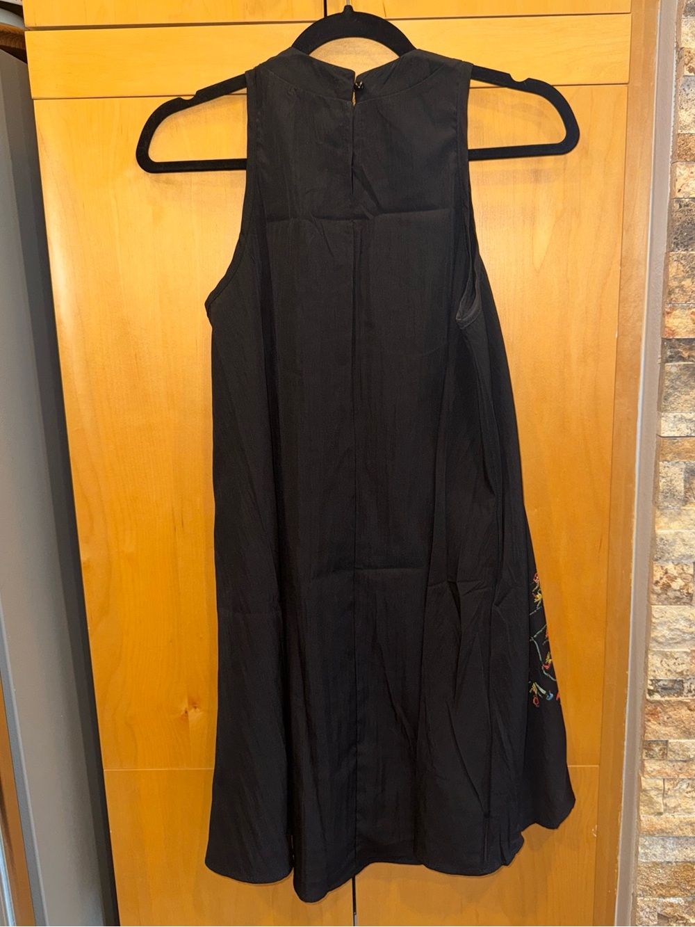 Black Trapeze Dress - Picture 5 of 8